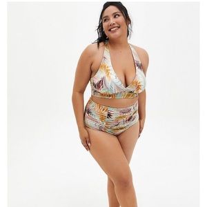 Torrid multi colored bikini TOP 2x
